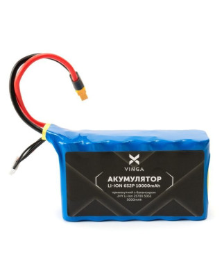 Акумулятор для дрона Vinga Li-ion 6S2P 10000mAh з балансиром (JHY Li-Ion 21700 5000mAh) (V6S2P-5000)
