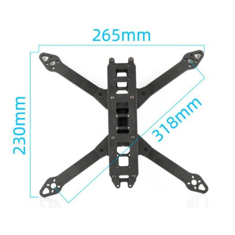 Рама для дрону Hobbyporter 7 дюймів, упаковка 65шт (HP9915.0340BOX)