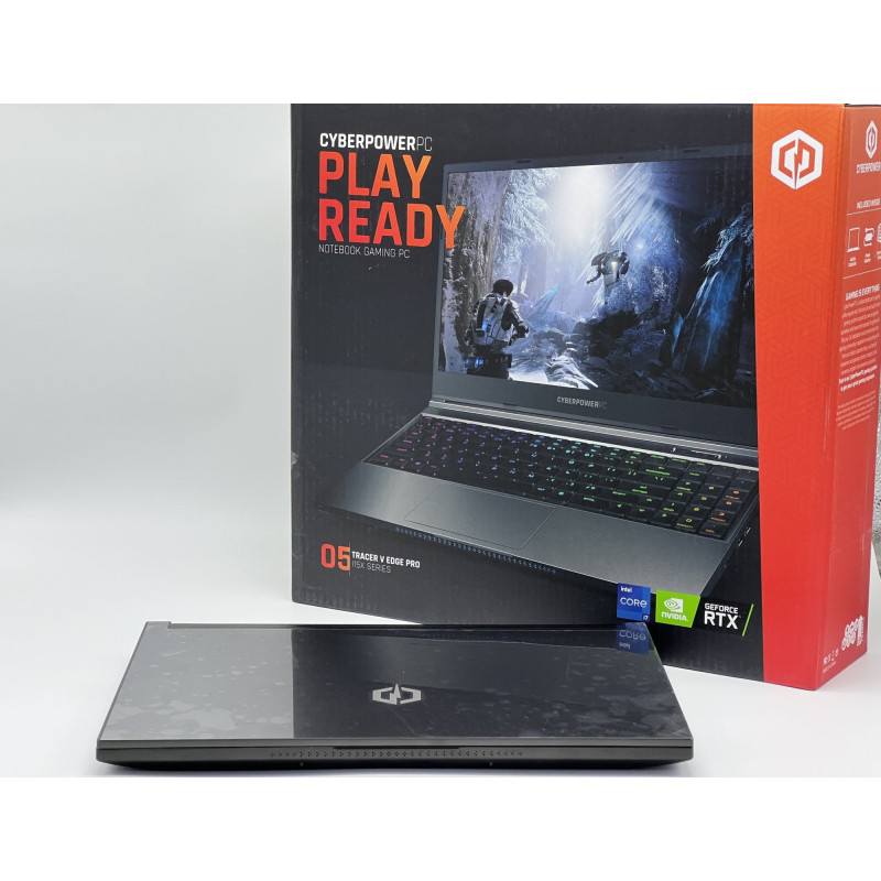 Ноутбук CyberPowerPC Tracer V Edge I15E, i7-11800H, 32 GB, 960 GB, NVIDIA GeForce RTX 3080, 2560x1440, IPS [SH2603366] БУ