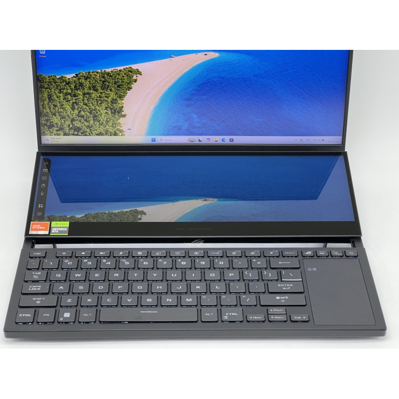 Ноутбук Asus ROG Zephyrus Duo GX650PY, AMD Ryzen 9 7945HX, 32 GB, 960 GB, NVIDIA GeForce RTX 4090, 2560 x 1600, OLED [SH26031123] БУ