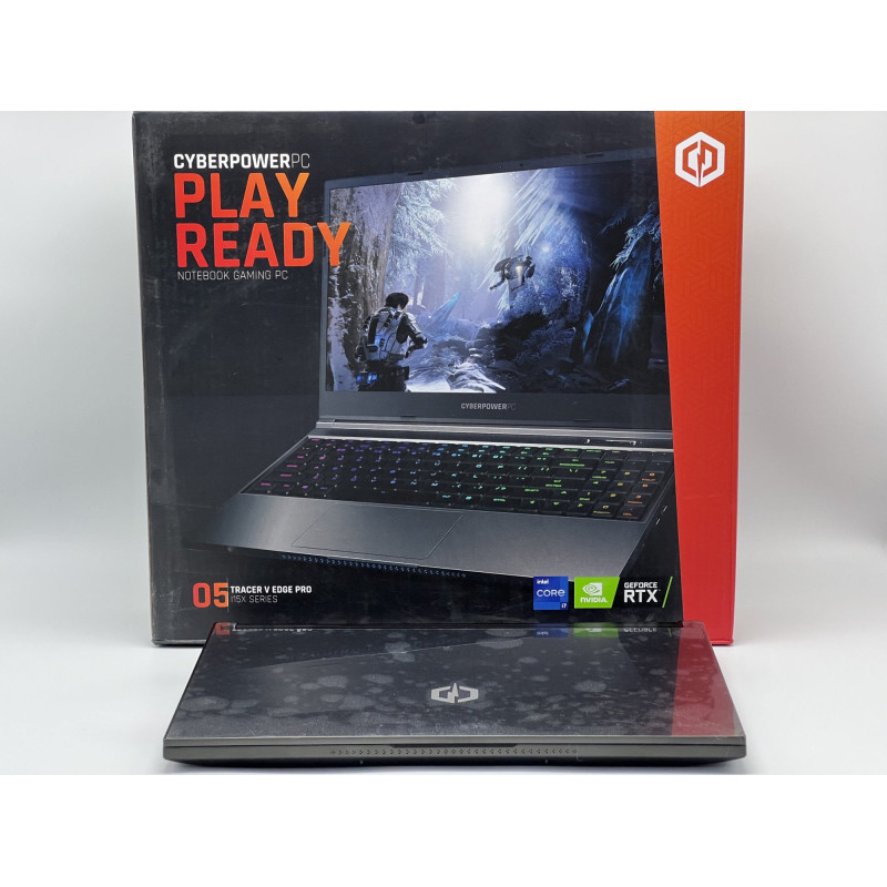 Ноутбук CyberPowerPC Tracer V Edge I15E, i7-11800H, 32 GB, 960 GB, NVIDIA GeForce RTX 3080, 2560x1440, IPS [SH2602076] БУ