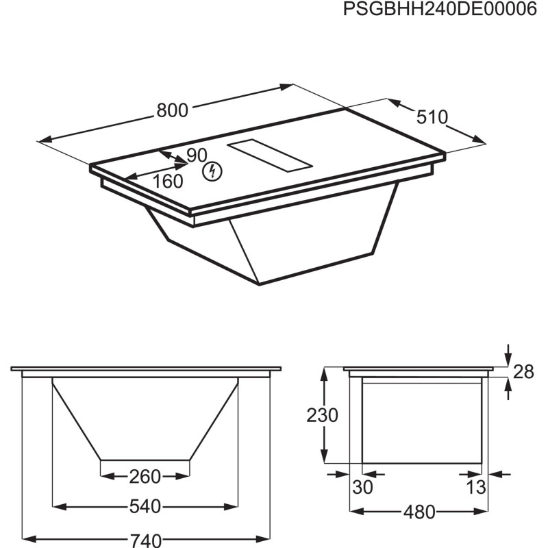 Варильна поверхня ELECTROLUX ECC83410CK