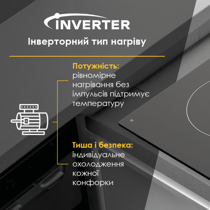 Варильна поверхня WEILOR WIS 433 BLACK