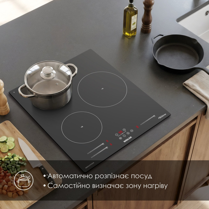 Варильна поверхня WEILOR WIS 433 BLACK