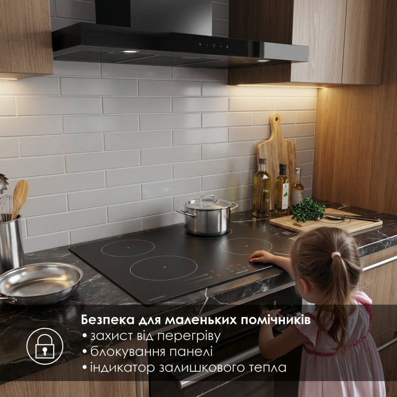 Варильна поверхня WEILOR WIS 643 BLACK