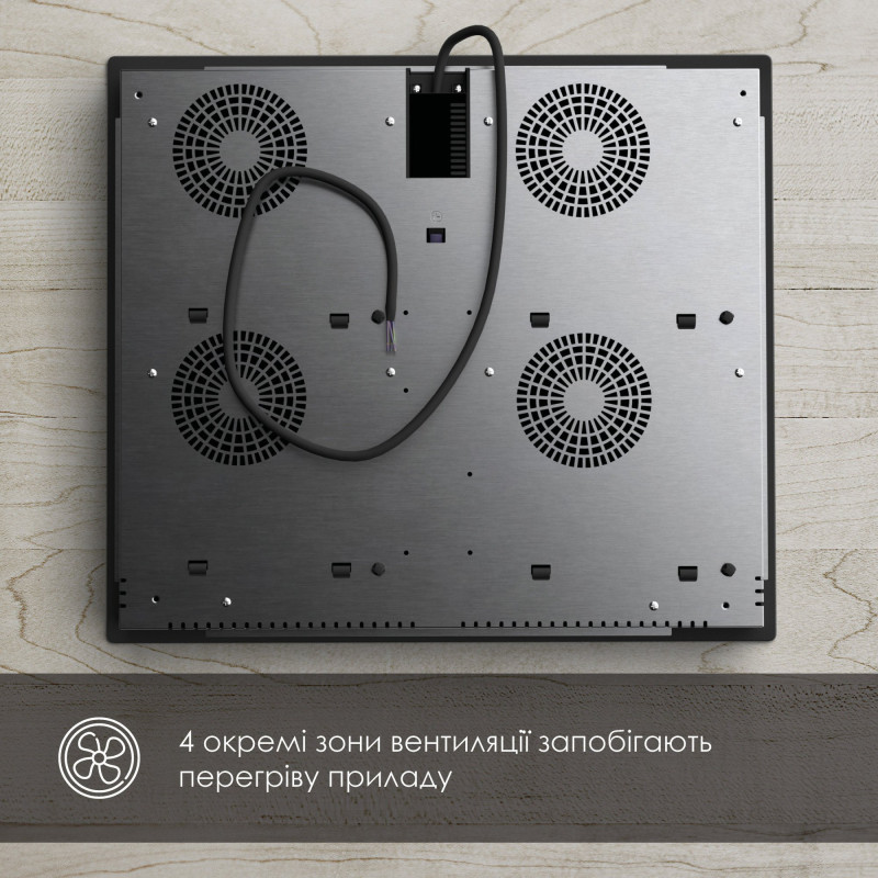 Варильна поверхня WEILOR WIS 643 BLACK NanoProtect