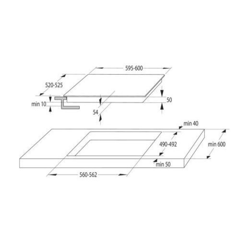 Варильна поверхня HISENSE HI6432BSCWF