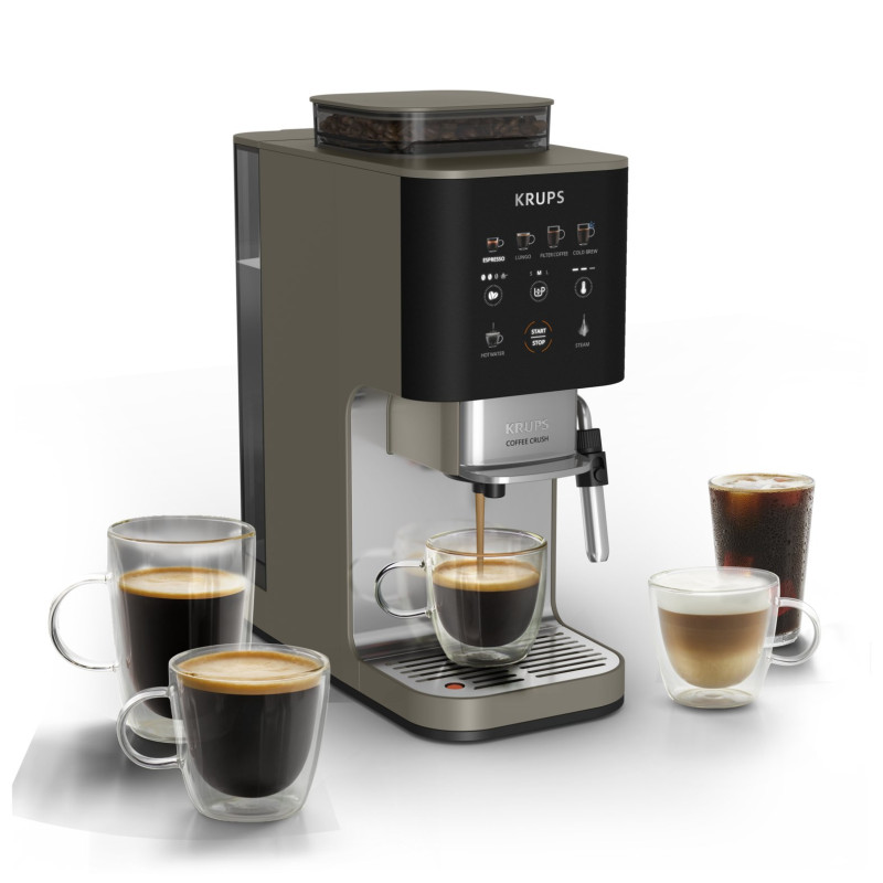 Кавомашина KRUPS SLIM Coffee Crush Experience SA403BE0 milk