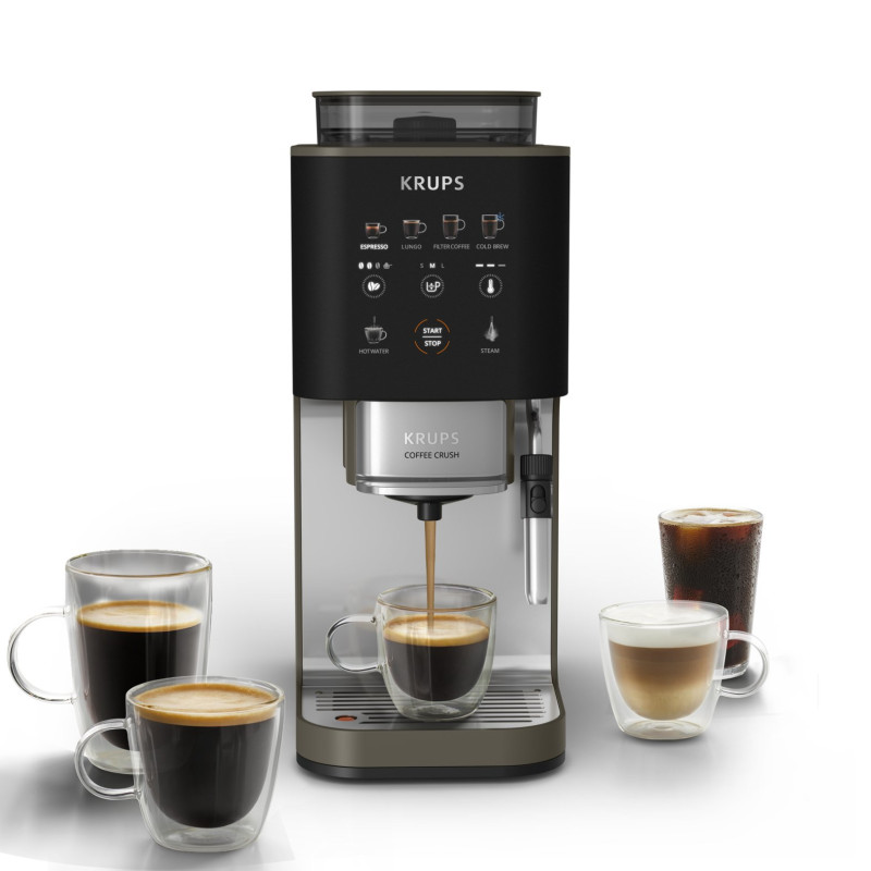 Кавомашина KRUPS SLIM Coffee Crush Experience SA403BE0 milk
