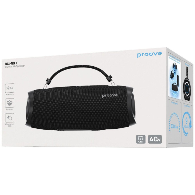 Портативная акустика Proove Rumble 40W (APP) black