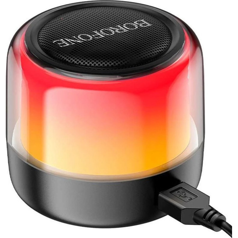 Портативна акустика Borofone BP12 Colorful BT Black