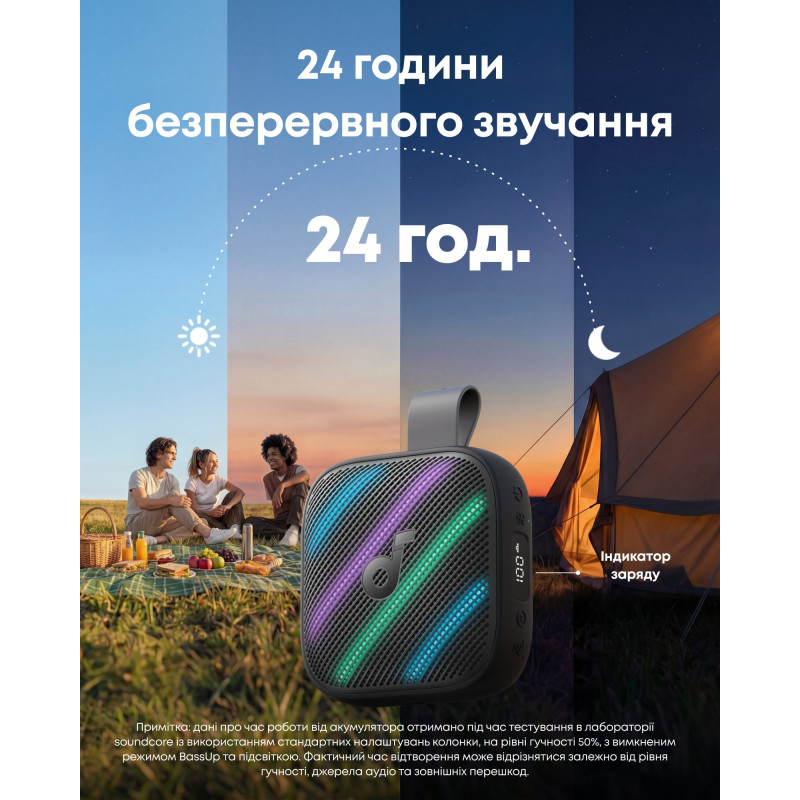 Портативна акустика ANKER SoundСore Boom Go 3i Black (D5103010)