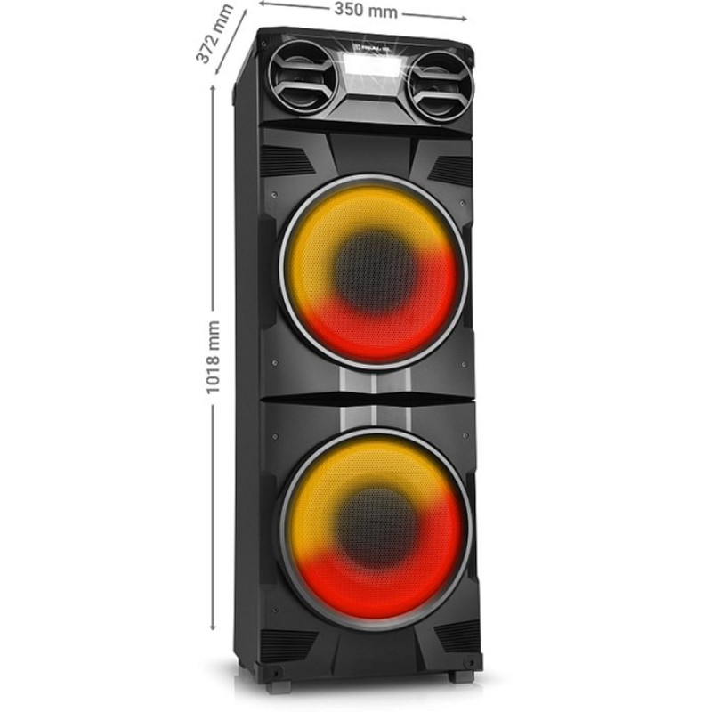 Портативна акустика REAL-EL S-2010 Black (EL121600034)
